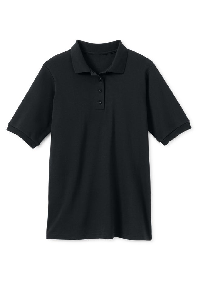 Elbow-Sleeve Polo Tunic image number 1