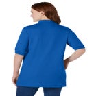 Elbow-Sleeve Polo Tunic image number null
