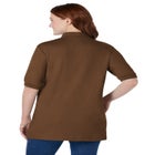 Elbow-Sleeve Polo Tunic image number null