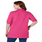 Elbow-Sleeve Polo Tunic image number null