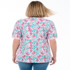 Elbow-Sleeve Polo Tunic image number null
