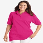 Elbow-Sleeve Polo Tunic image number null