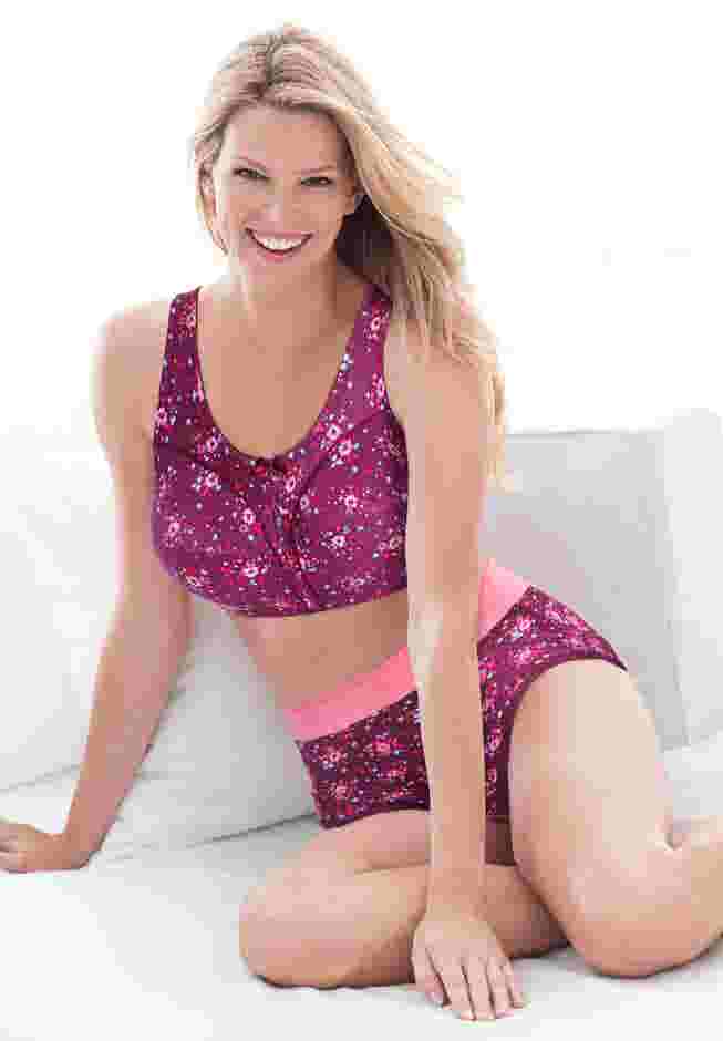 Full Coverage Stretch Cotton Color Block Brief 3-Pack image number 7