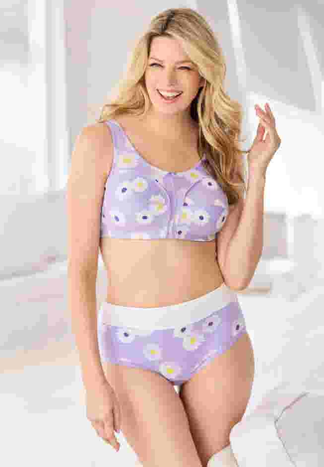Full Coverage Stretch Cotton Color Block Brief 3-Pack image number 8