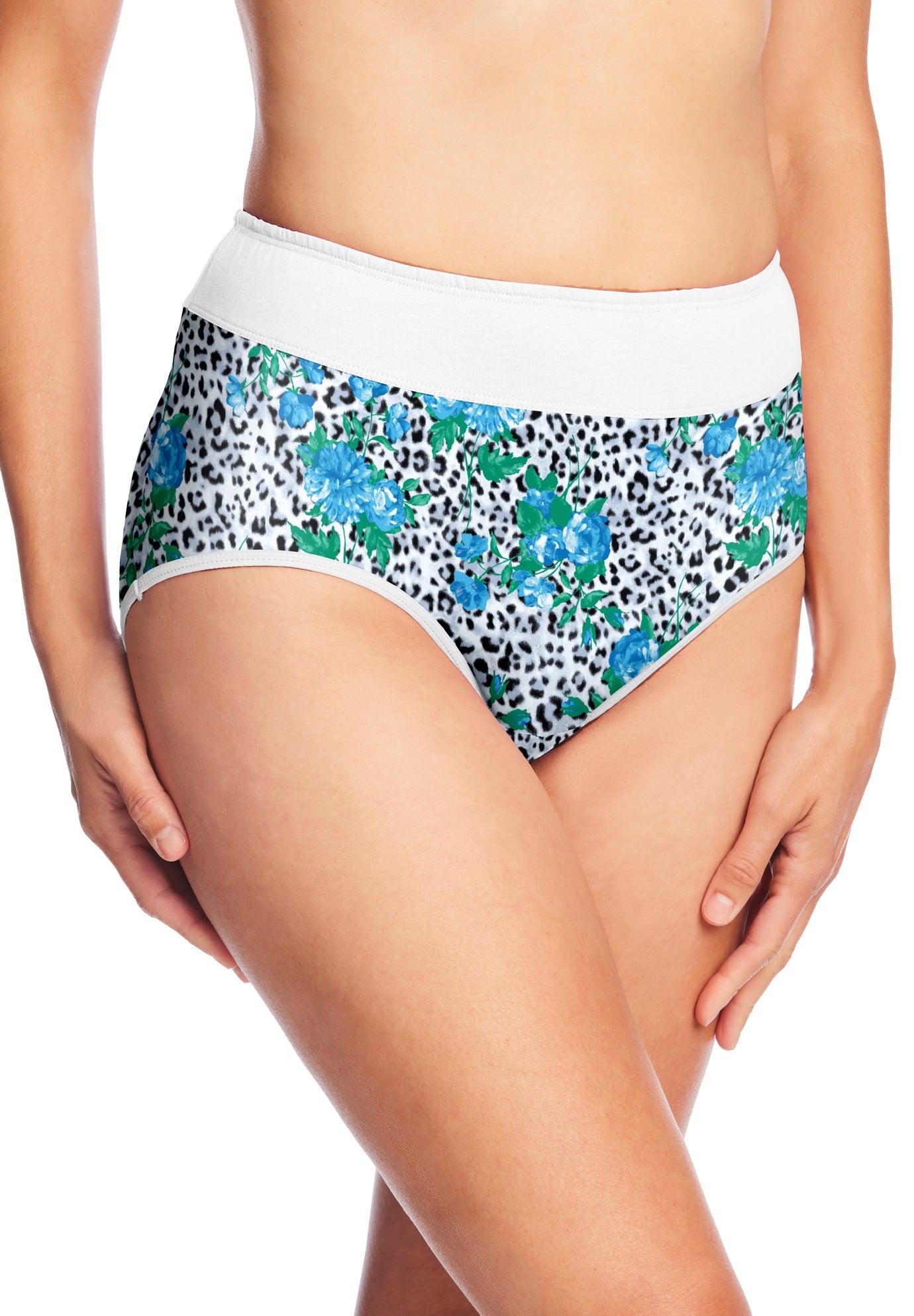 Full Coverage Stretch Cotton Color Block Brief 3-Pack image number 1