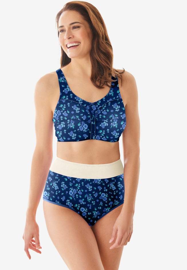 Full Coverage Stretch Cotton Color Block Brief 3-Pack image number 3