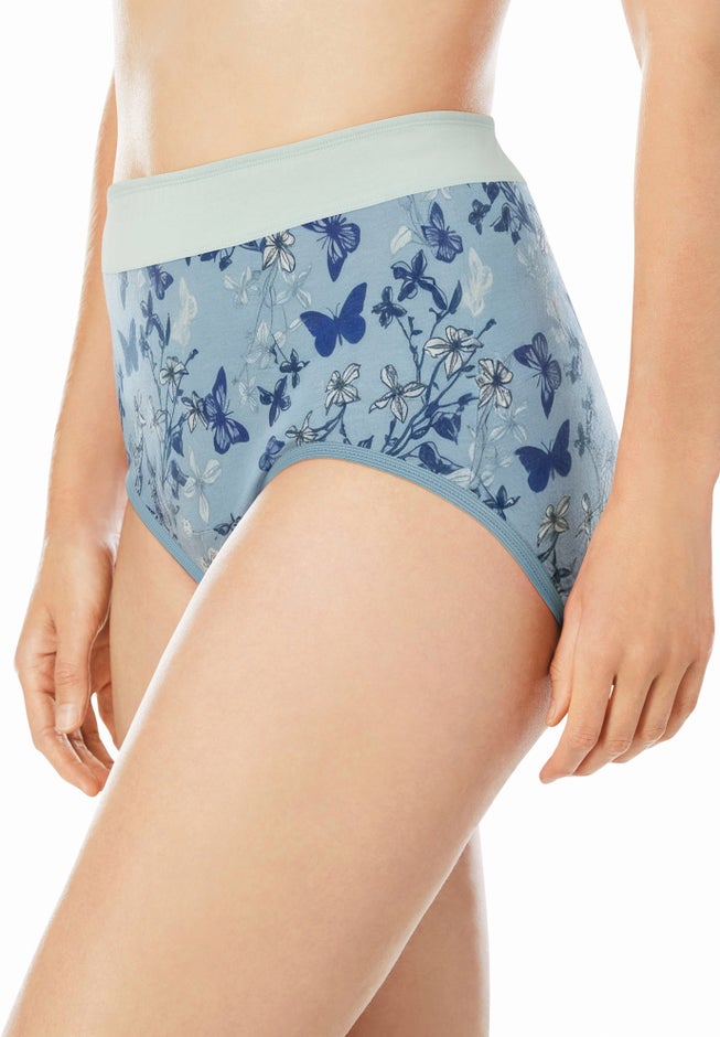 Full Coverage Stretch Cotton Color Block Brief 3-Pack image number 2