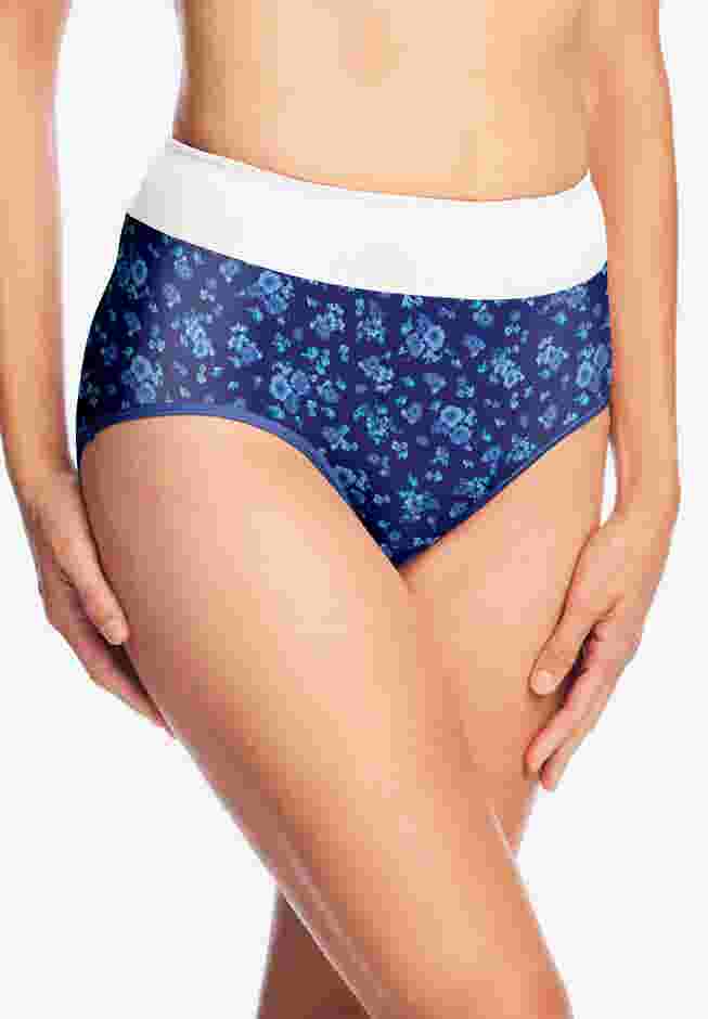 Full Coverage Stretch Cotton Color Block Brief 3-Pack image number 4