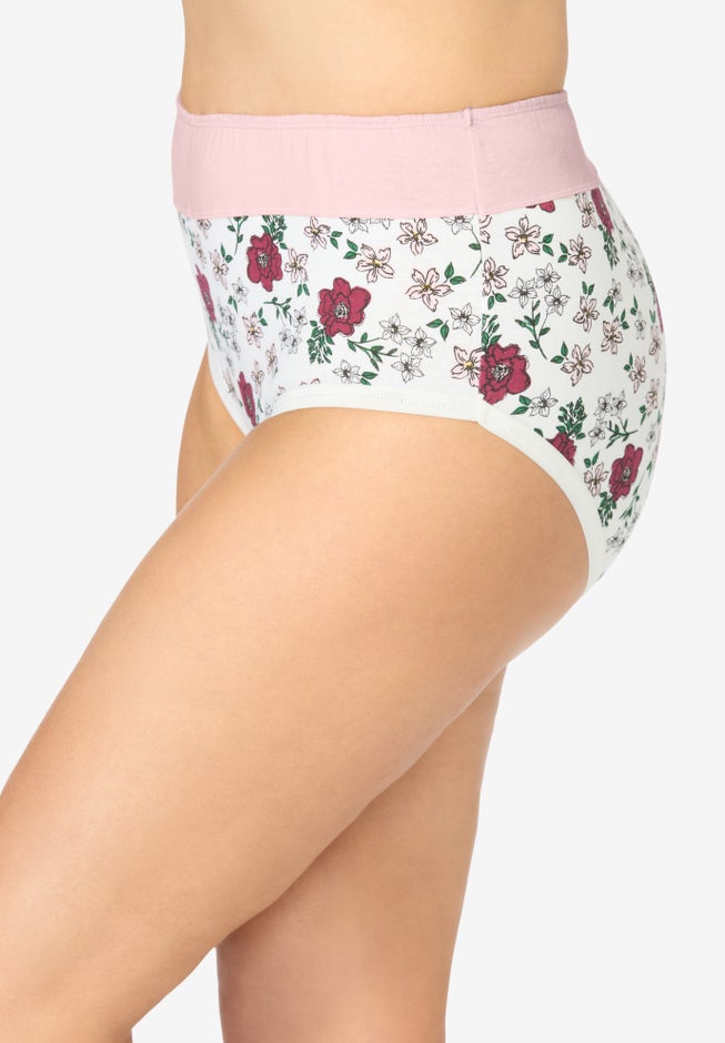 Full Coverage Stretch Cotton Color Block Brief 3-Pack image number 5