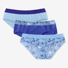 Full Coverage Stretch Cotton Color Block Brief 3-Pack image number null