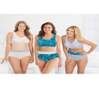 Full Coverage Stretch Cotton Color Block Brief 3-Pack image number null