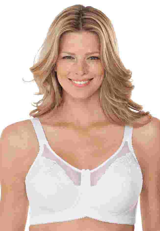 Embroidered Wireless Bra image number 0
