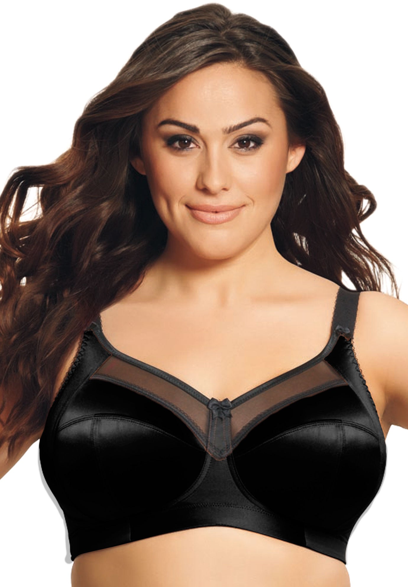 Goddess® Keira Satin Wireless Bra image number 0