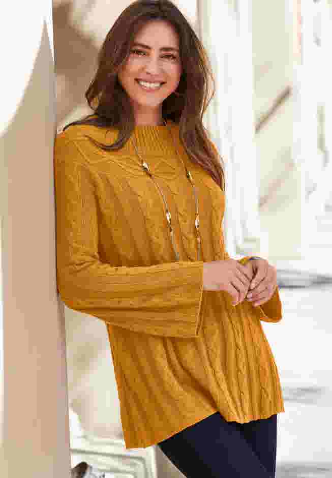 Cable Sweater Tunic image number 1