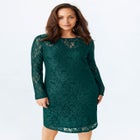 Stretch Lace Shift Dress image number null