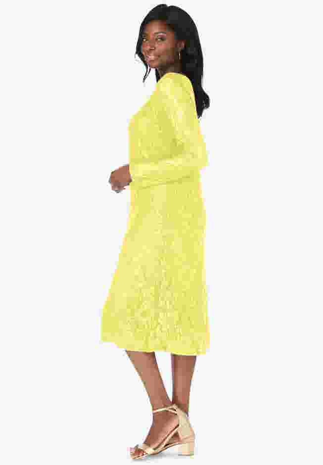 Stretch Lace Shift Dress image number 2