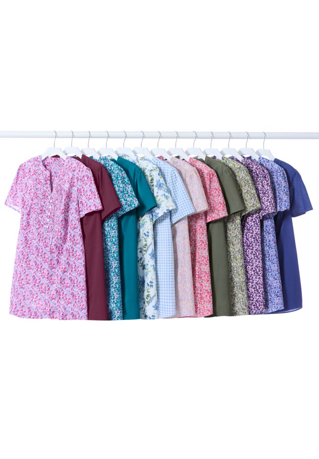 Pintucked Half-Button Tunic image number 3