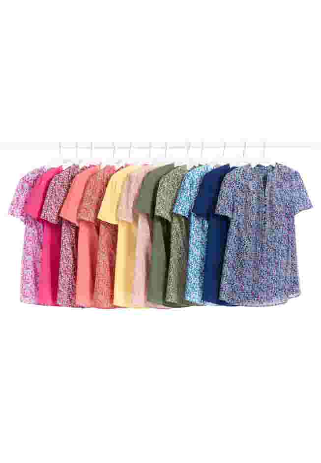 Pintucked Half-Button Tunic image number 3