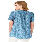 Pintucked Half-Button Tunic image number null