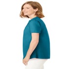 Pintucked Half-Button Tunic image number null