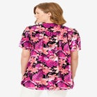 Pintucked Half-Button Tunic image number null