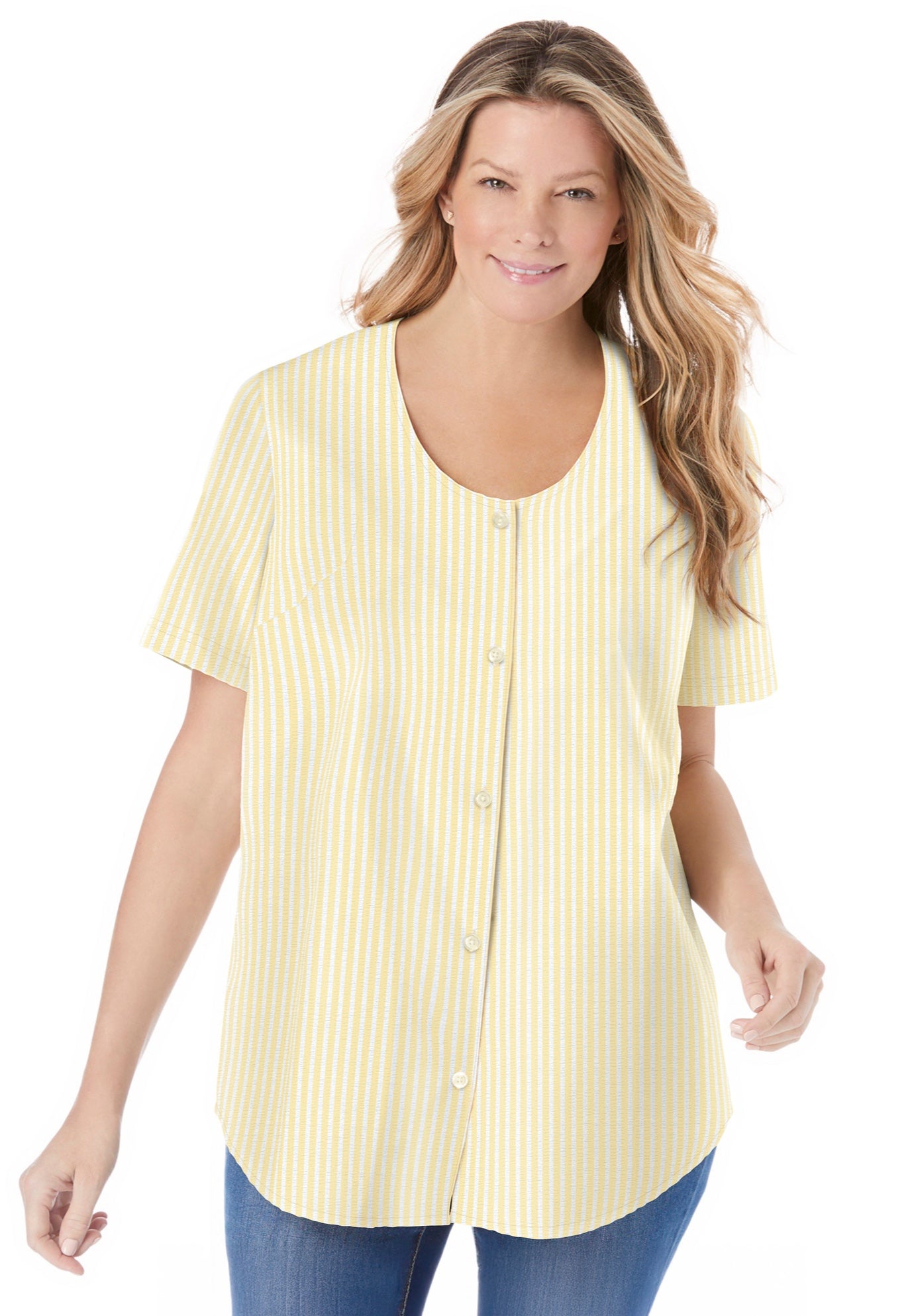 Seersucker Baseball Shirt image number 0