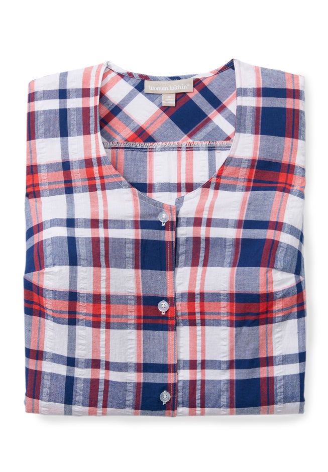 Seersucker Baseball Shirt image number 1