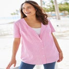 Seersucker Baseball Shirt image number null