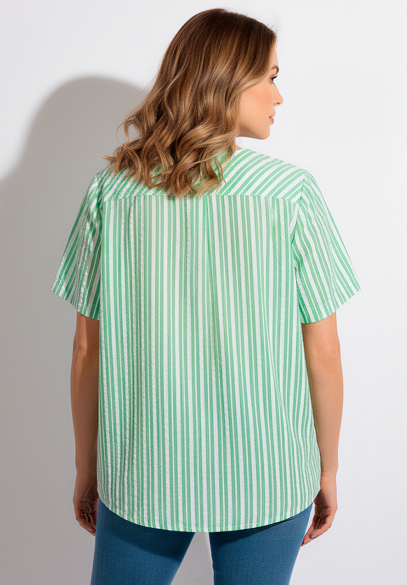 Seersucker Baseball Shirt image number 1