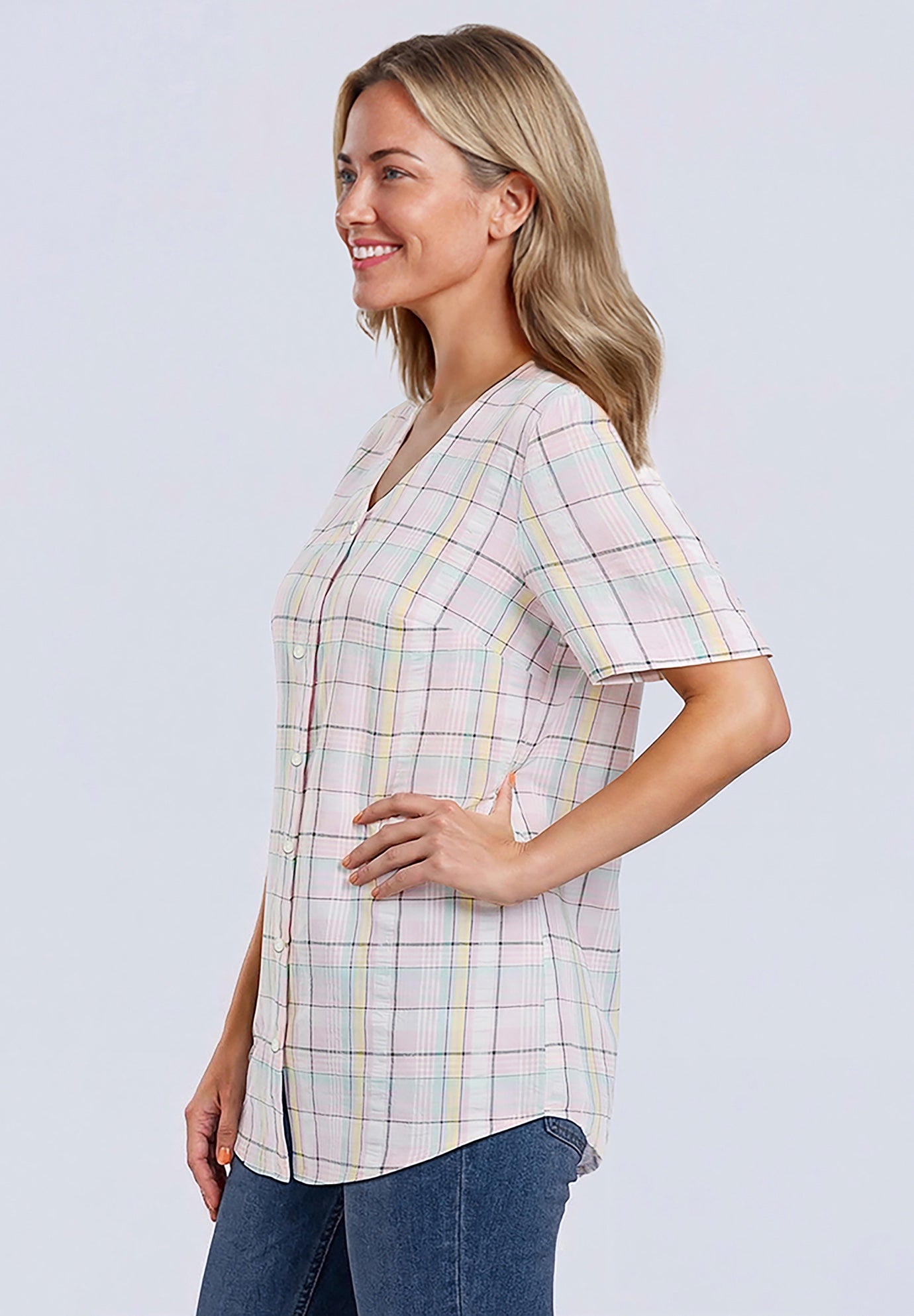 Seersucker Baseball Shirt image number 2