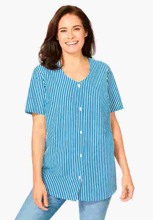 Seersucker Baseball Shirt image number 0