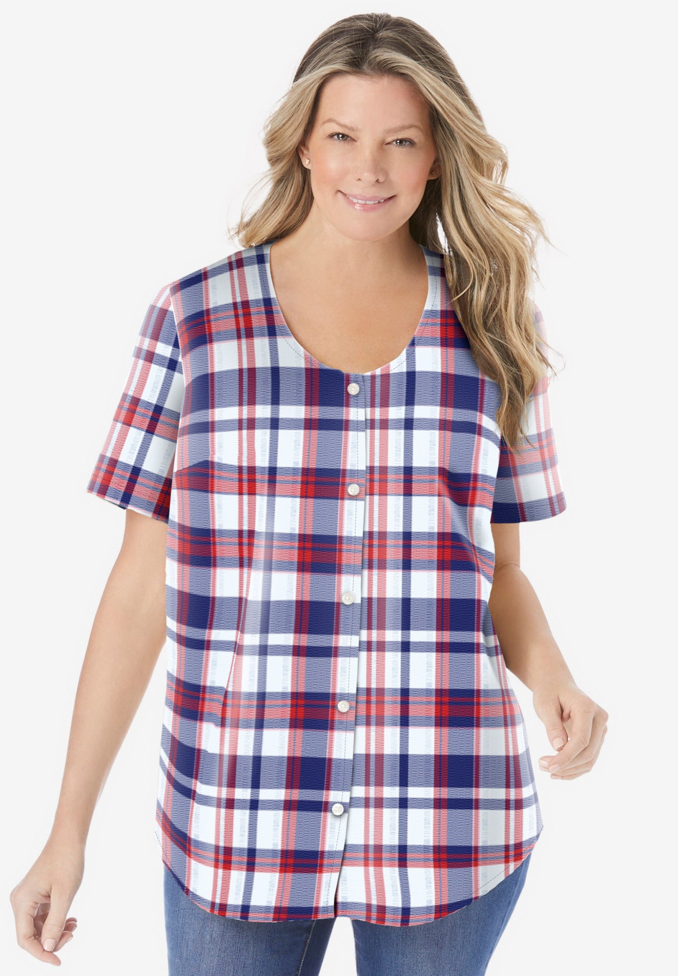 Seersucker Baseball Shirt image number 0