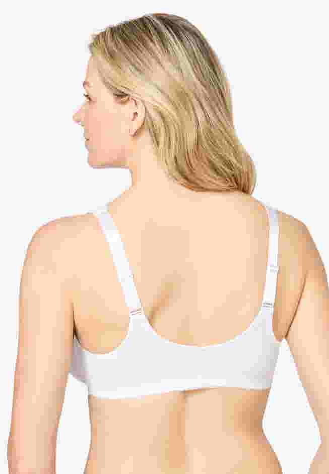 Glamorise® Wonderwire® Stretch Lace Front-Close Underwire Bra image number 1
