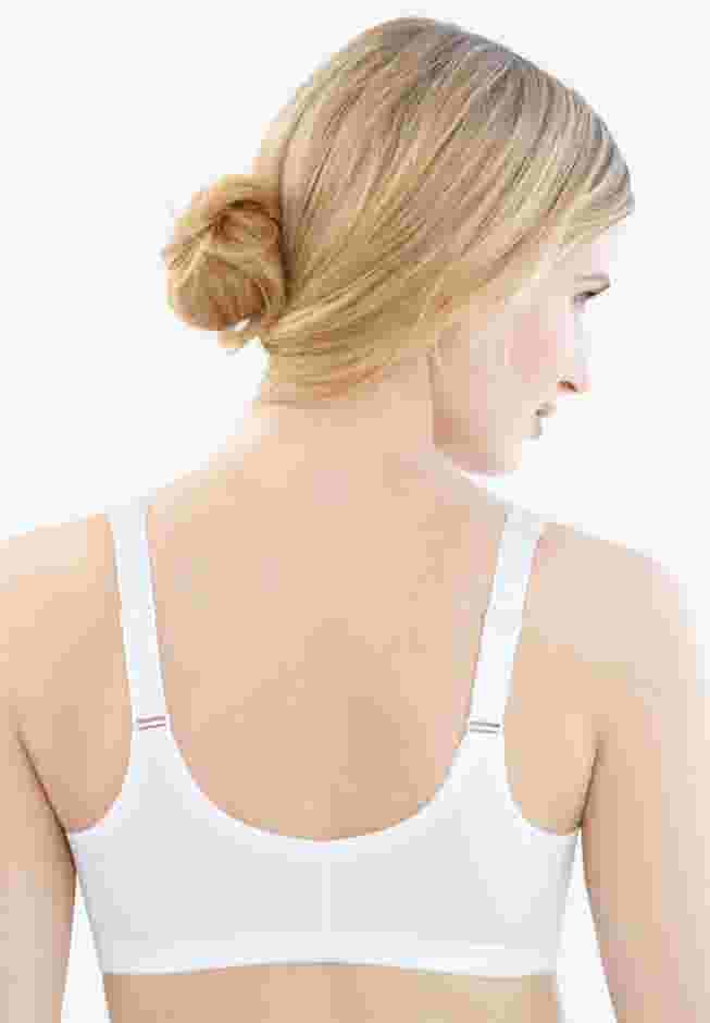 Glamorise® Wonderwire® Stretch Lace Front-Close Underwire Bra image number 2