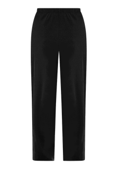 7-Day Ribbed Straight Leg Knit Pants, Black | Woman Within