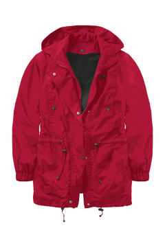 Women's Plus Size Fleece-Lined Taslon® Anorak | Woman Within
