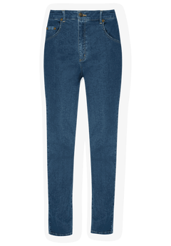 Straight-Leg Stretch Jeans - Cotton Stretchy Denim, Medium