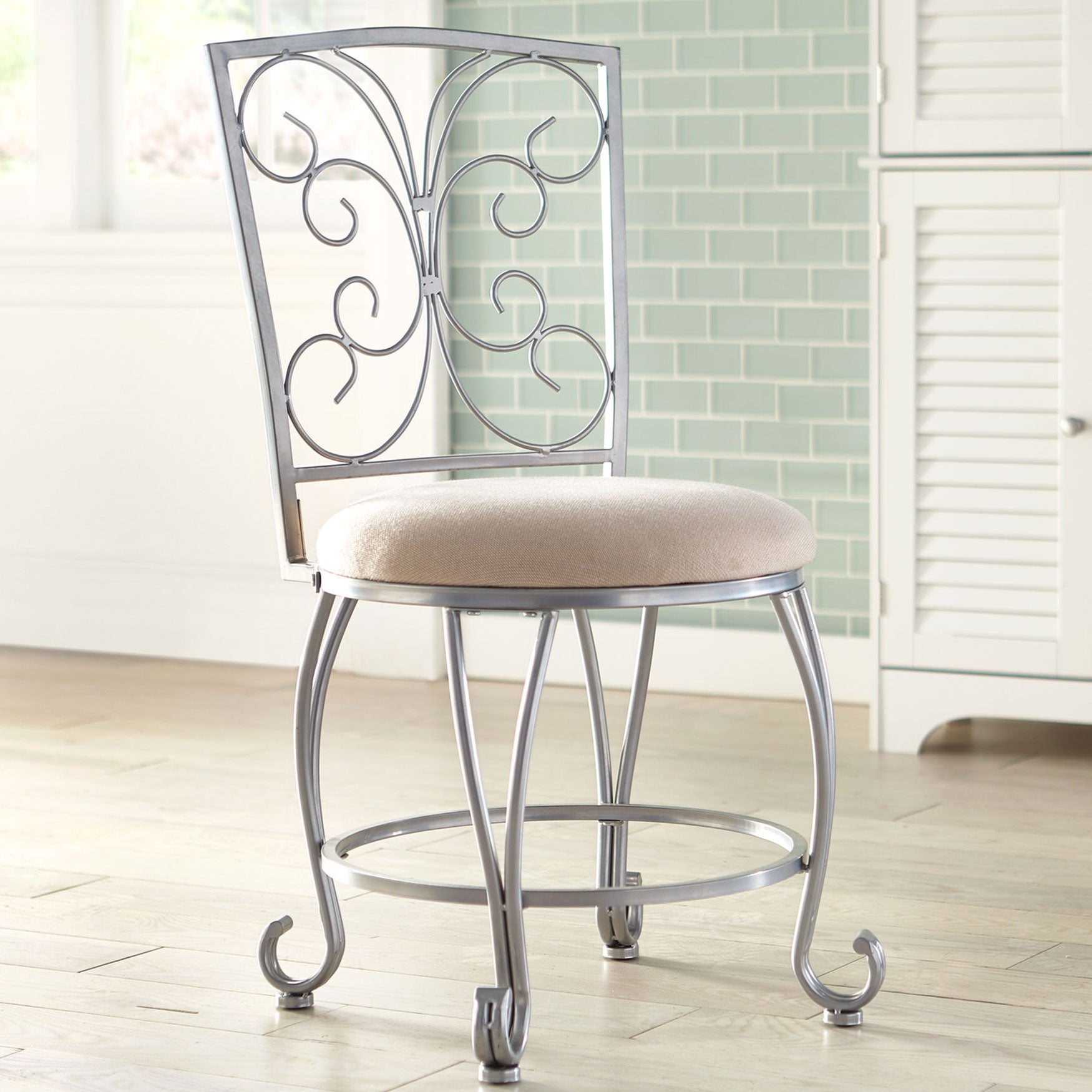 Vanity stool for plus size new arrivals