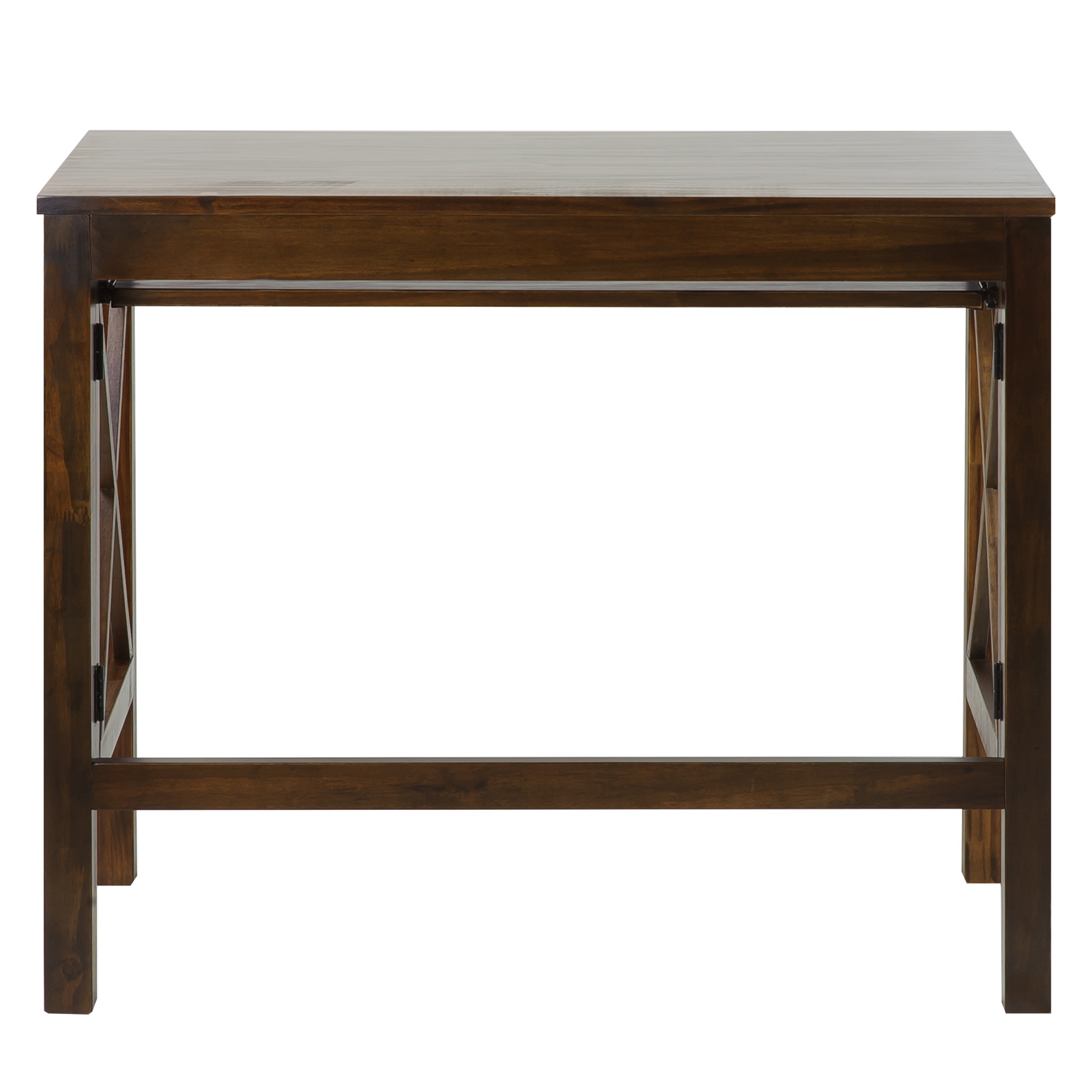 Montego Folding Desk with Pull-Out-Warm Brown, BROWN