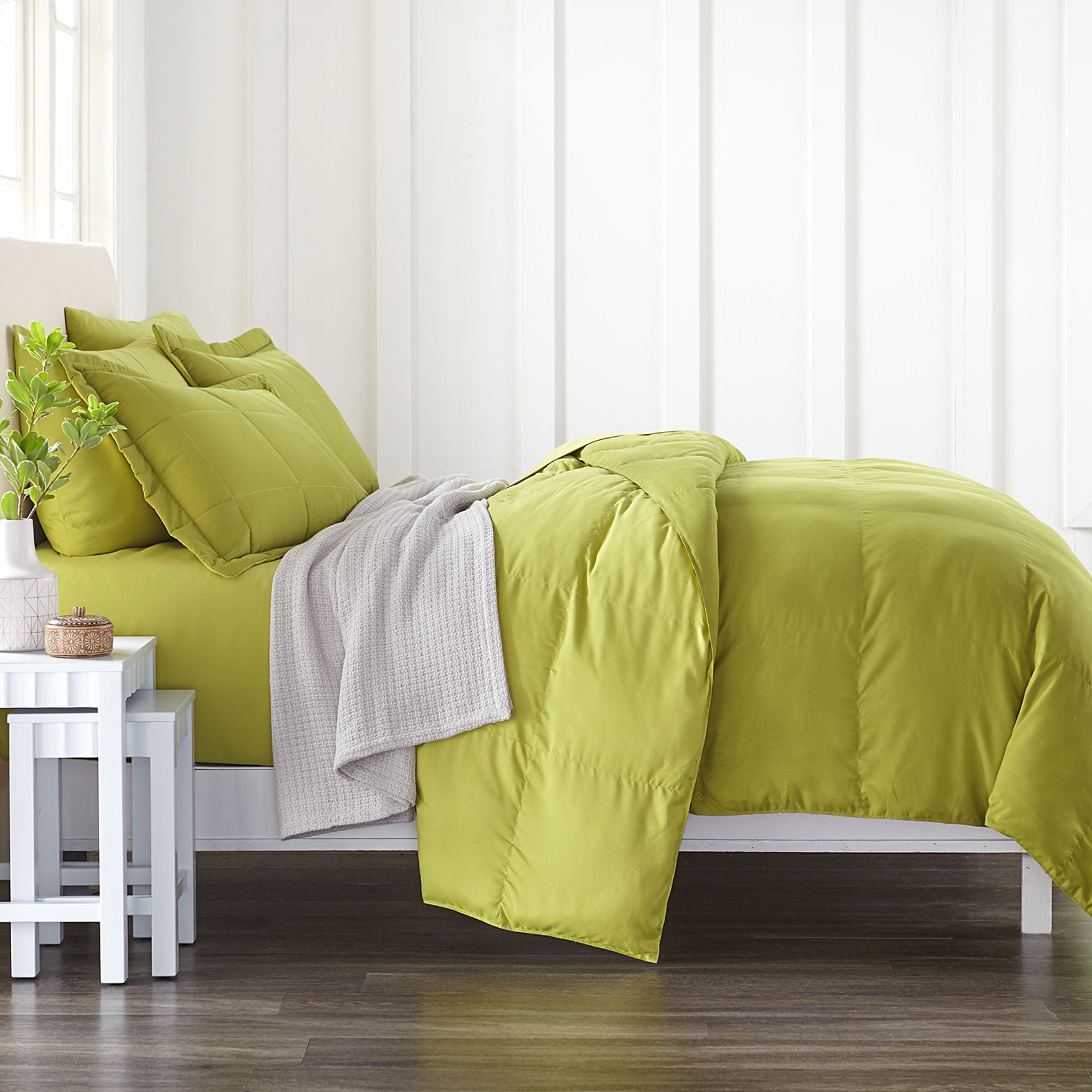 BH Studio Reversible Baffle Box Comforter Plus Size Bedding Woman Within