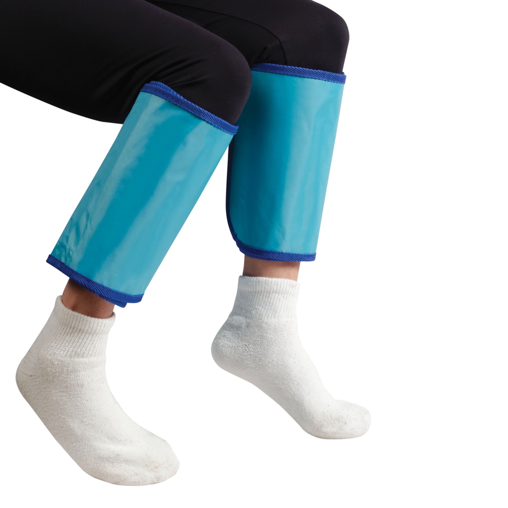Air Compression Leg Wraps Woman Within