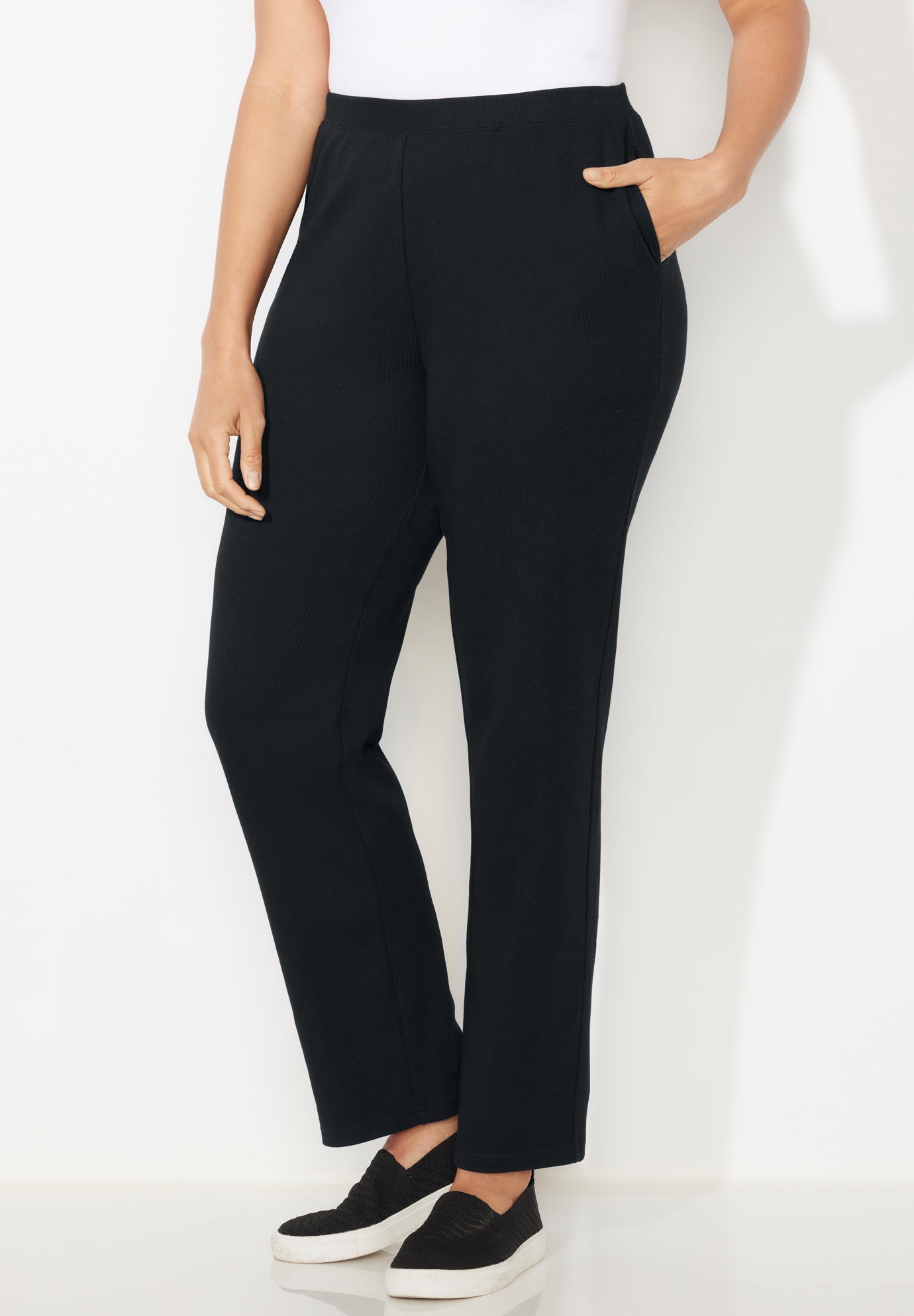 SoftTouch Knit Pants Woman Within