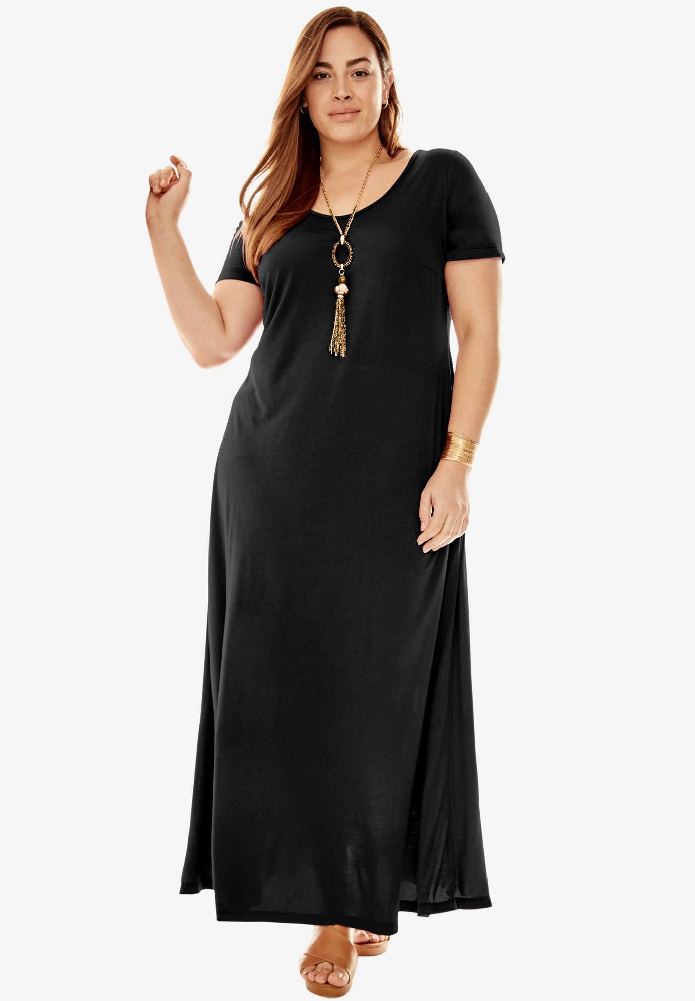 Tee Shirt Maxi Dress | Plus SizeMaxi Dresses | Woman Within