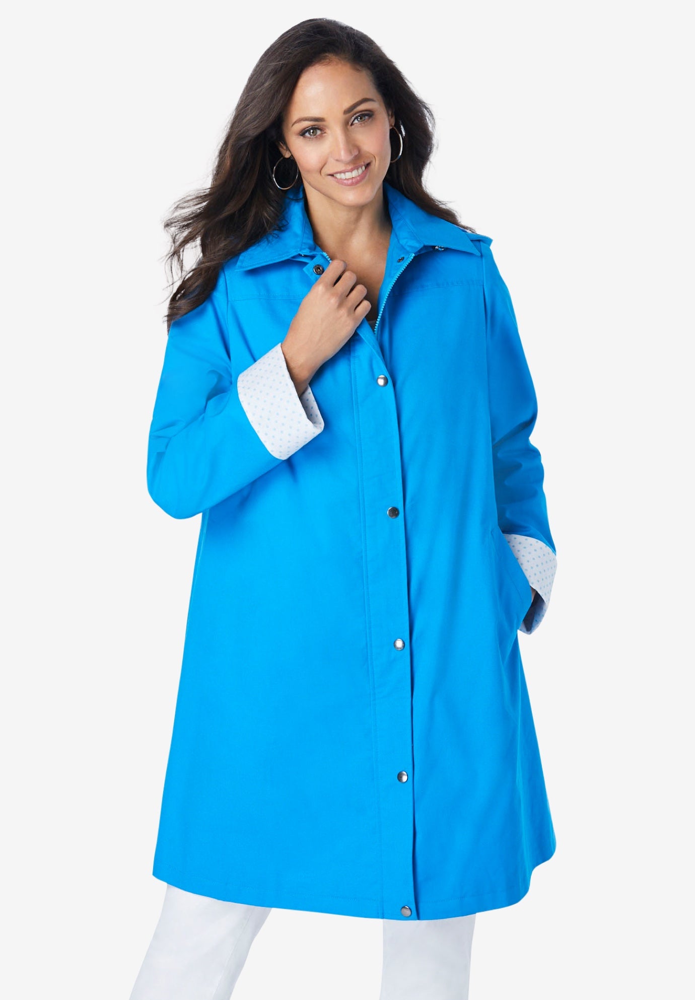 Woman Within Raincoats 2024 leynir.is