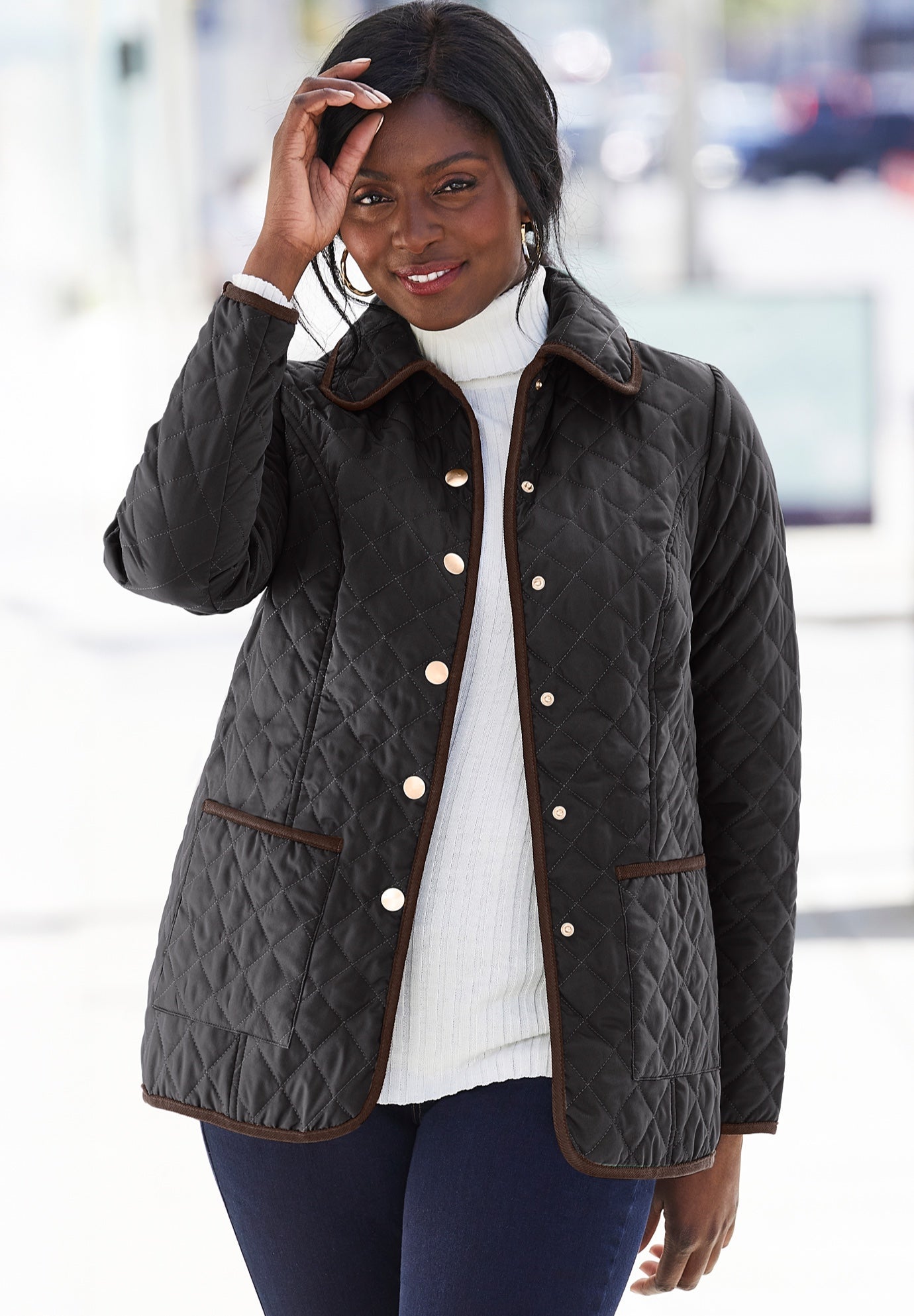 ジャケット・アウター lownn Quilted shirt coat 2329_40492_fx_0075_0000036503.jpg