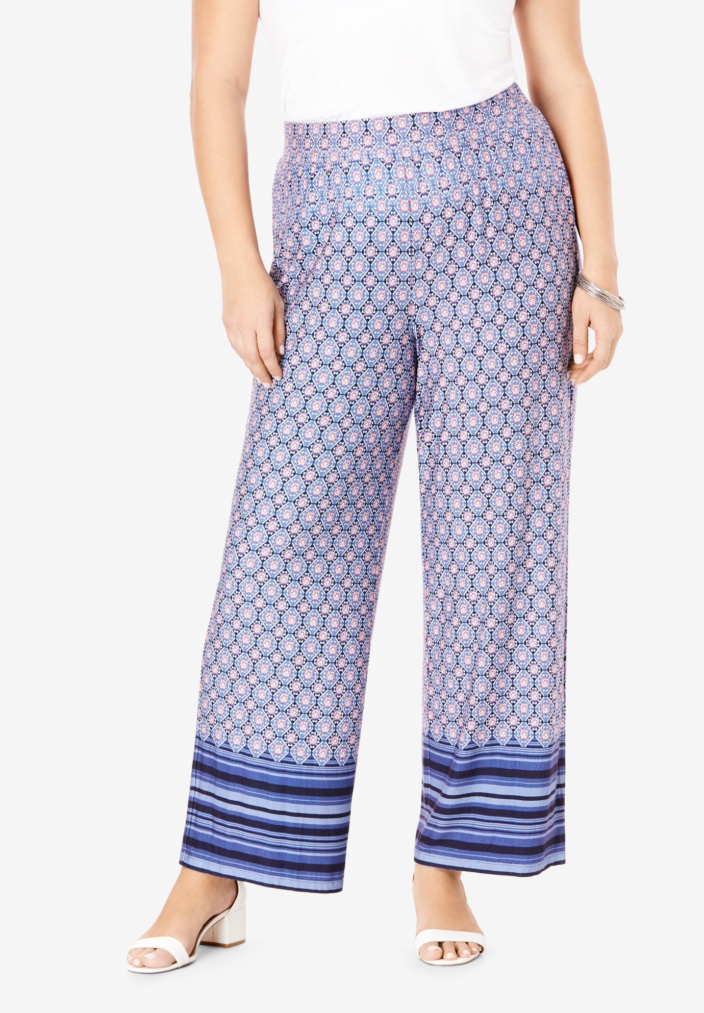 knit palazzo pants nike