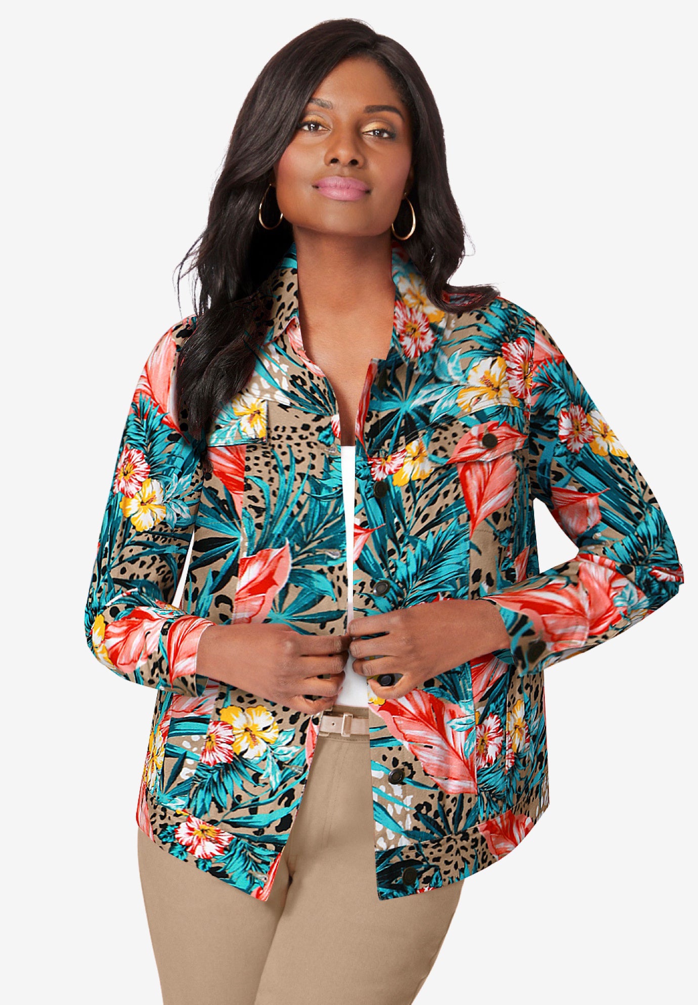 Women Denim Jacket Woven