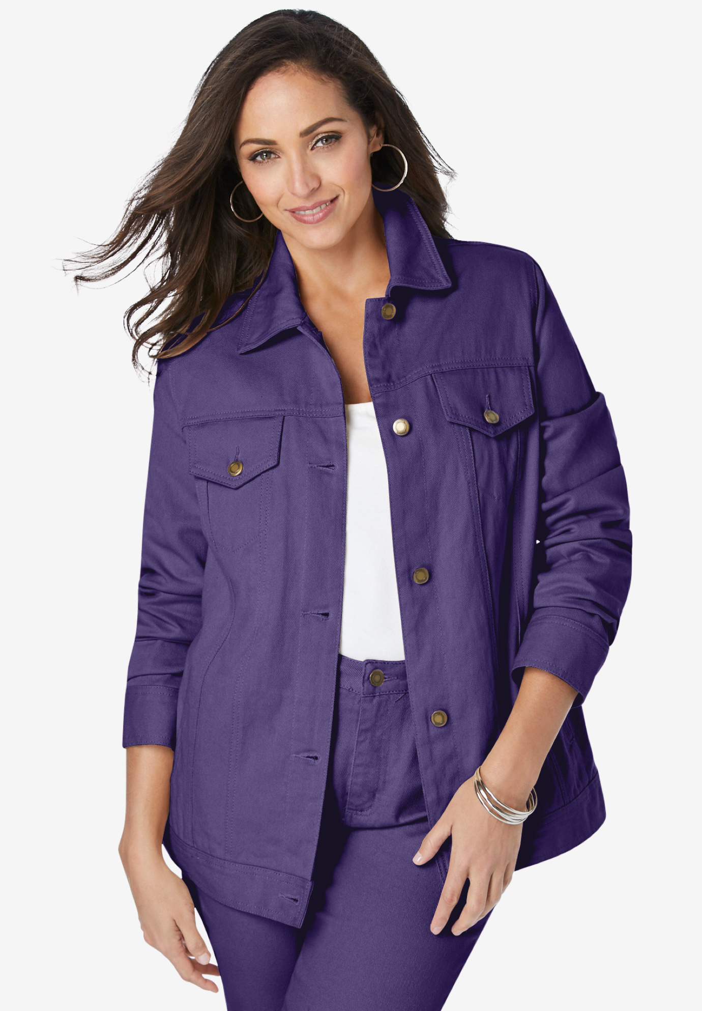 Classic Cotton Denim Jacket | Woman Within