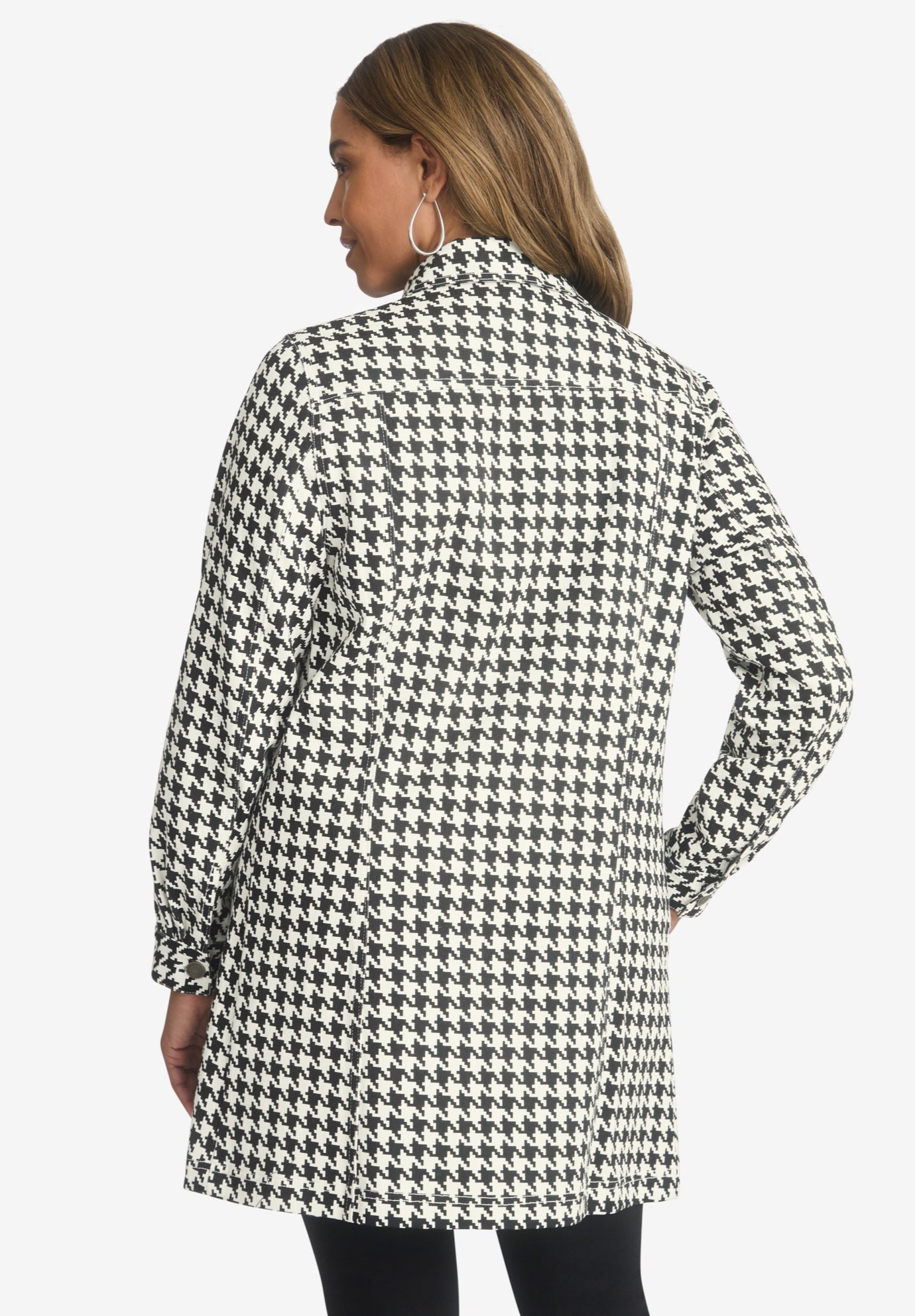 Long Denim Jacket Woman Within