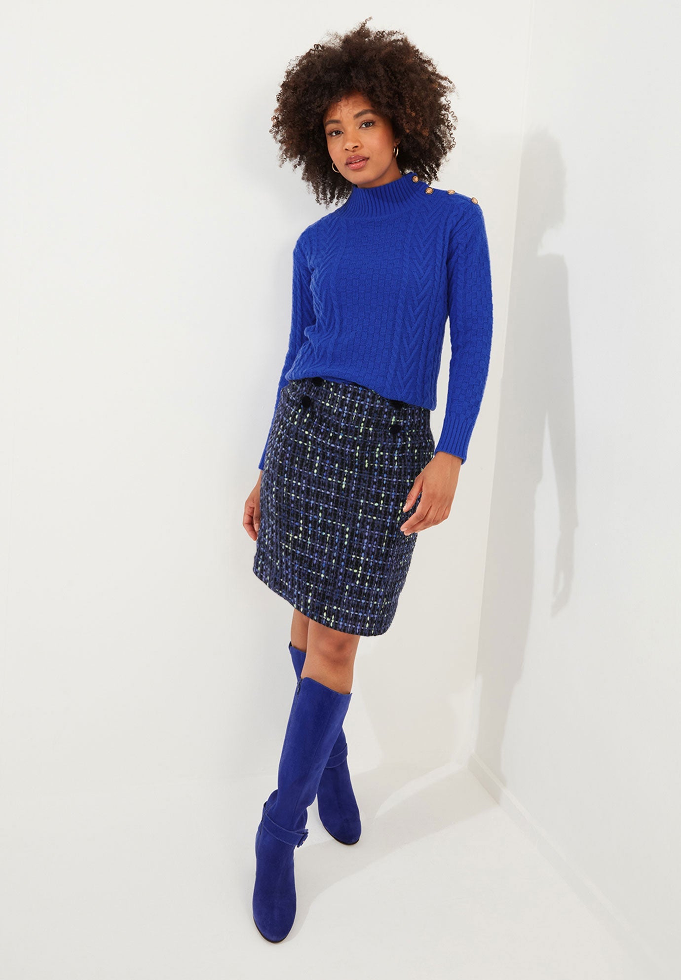 Tweed Pencil Skirt | Woman Within